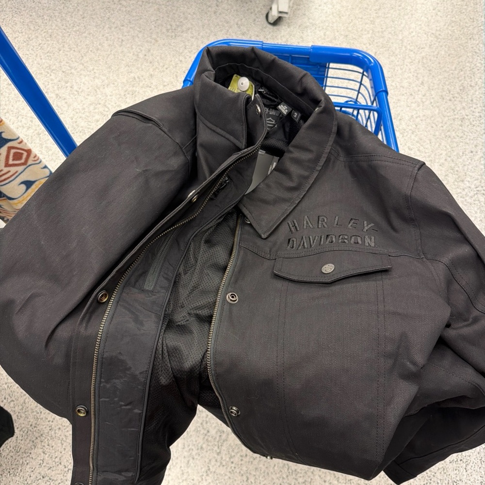 Harley-Davidson Men's Black Shirt Jacket
